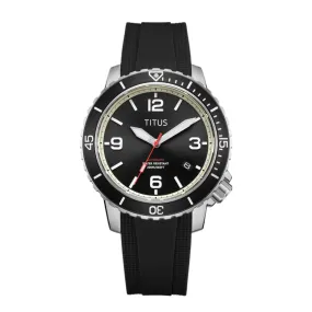 The Cape 3 Hands Date Automatic Silicone Men Watch W06-03341-004