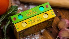 The Royal Pizza Palace (Gilded) Playing Cards Set by Riffle Shuffle