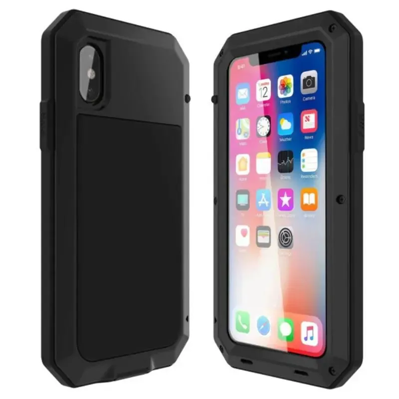 Titan Heavy Duty Metal iPhone Case For X, SE, 11, 12 & 13 Series