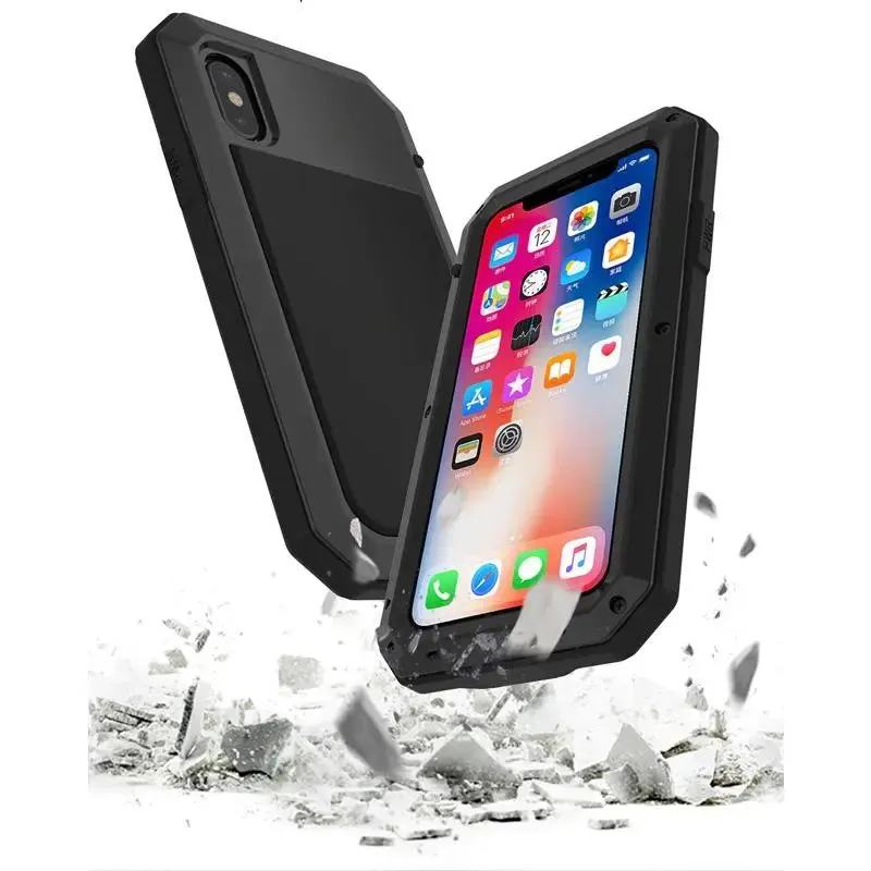 Titan Heavy Duty Metal iPhone Case For X, SE, 11, 12 & 13 Series