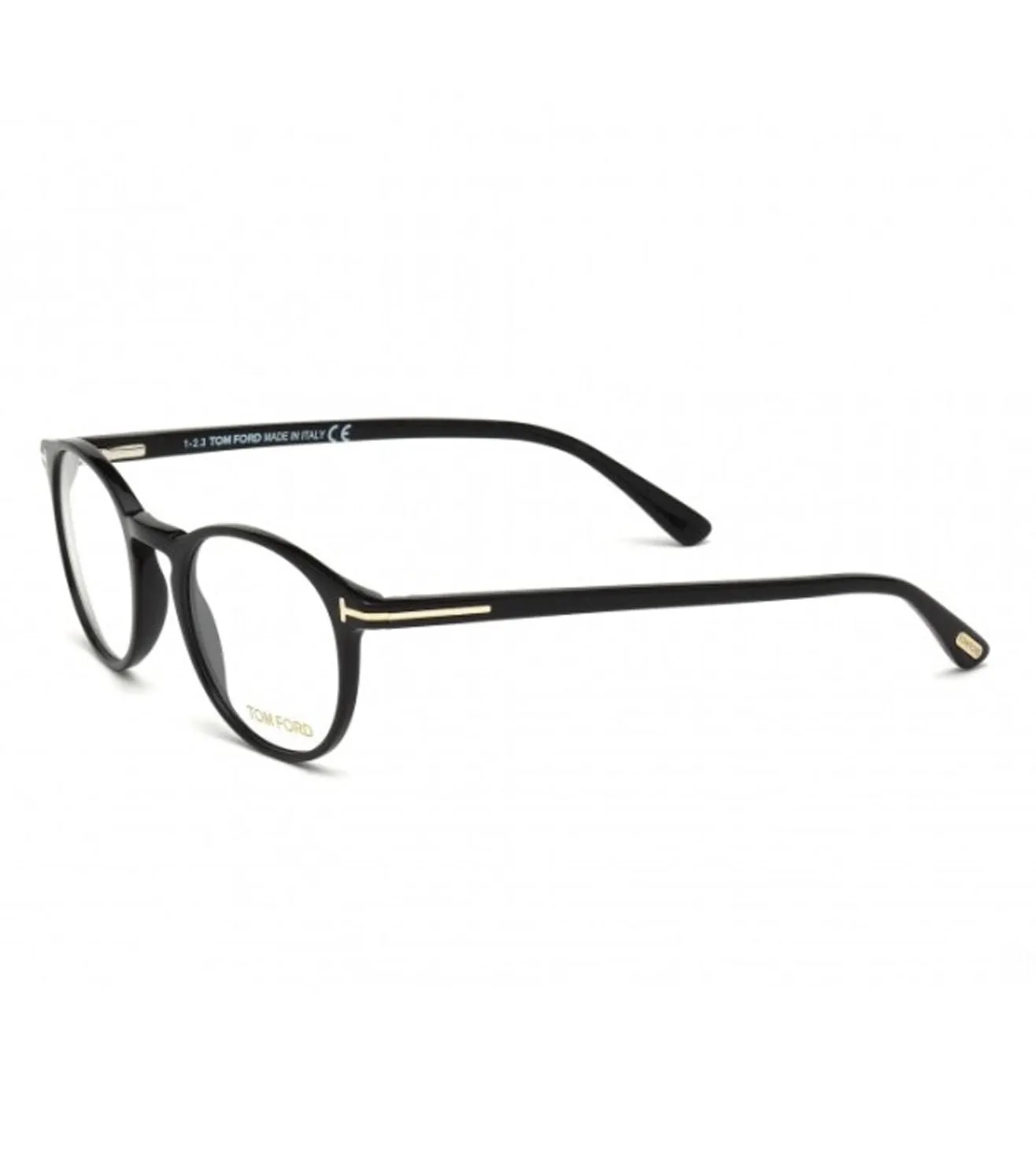 Tom Ford Unisex Black Round Optical Frame