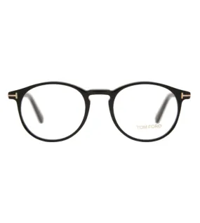 Tom Ford Unisex Black Round Optical Frame