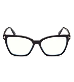 Tom Ford Women's Black Butterfly Optical Frame