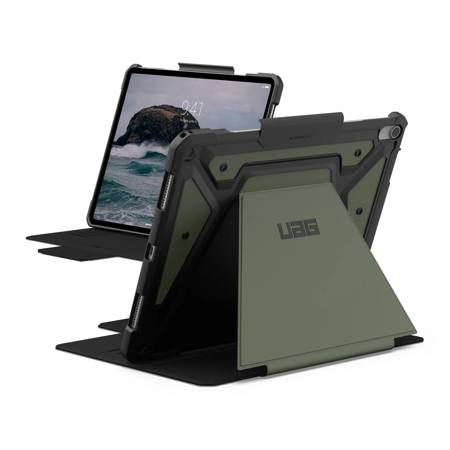 UAG Metropolis SE Tablet Case - Apple iPad Air 13 (2024) - Olive (UAG-IA1224-METO)