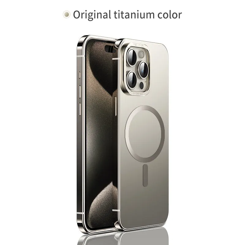 Ultra-Thin Lightweight Stainless Steel Frame Metal Phone Case For iPhone