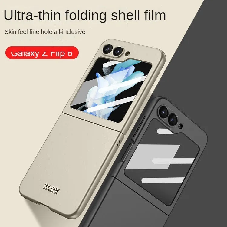 Ultra Thin Skin-friendly Matte Phone Case With Mirror Film For For Samsung Galaxy Z Flip 6