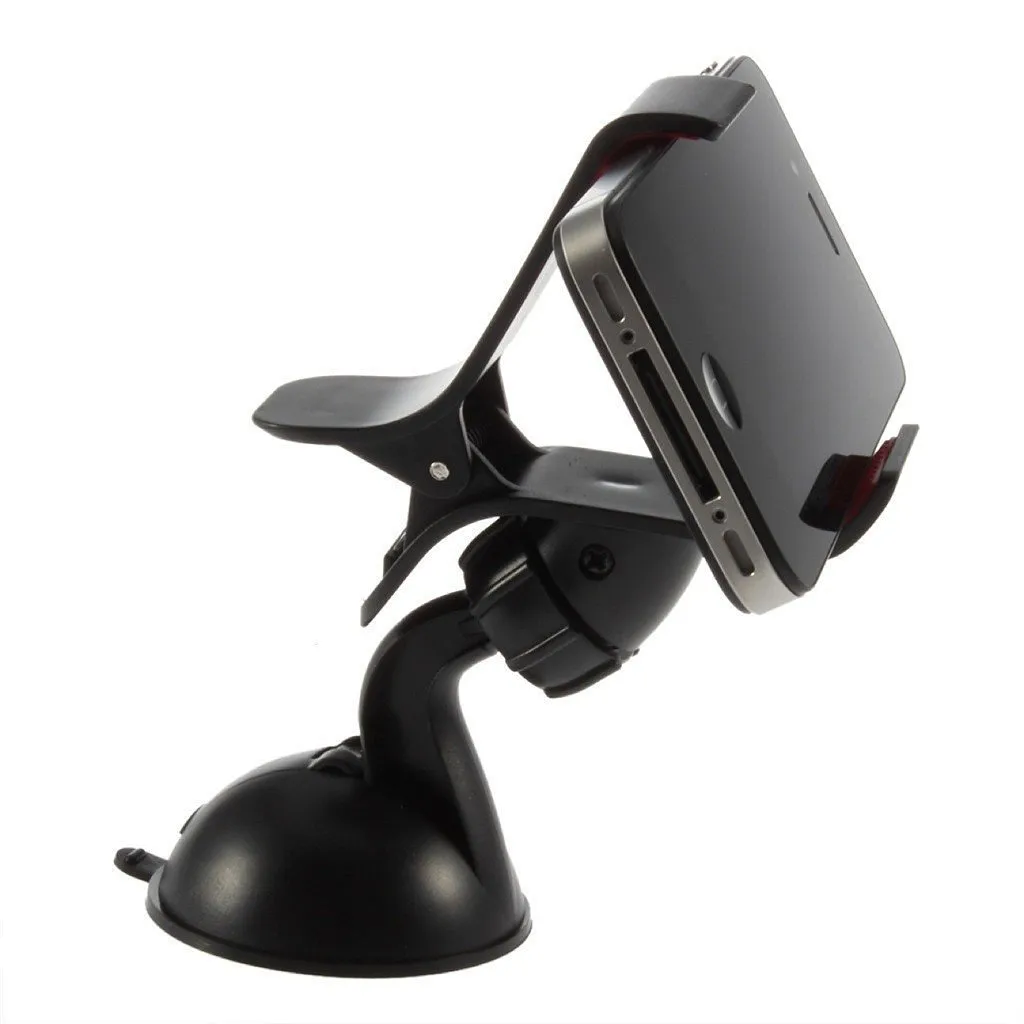 Universal Rotating Mobile Phone Holder Stand Car Mount For Smartphones GPS