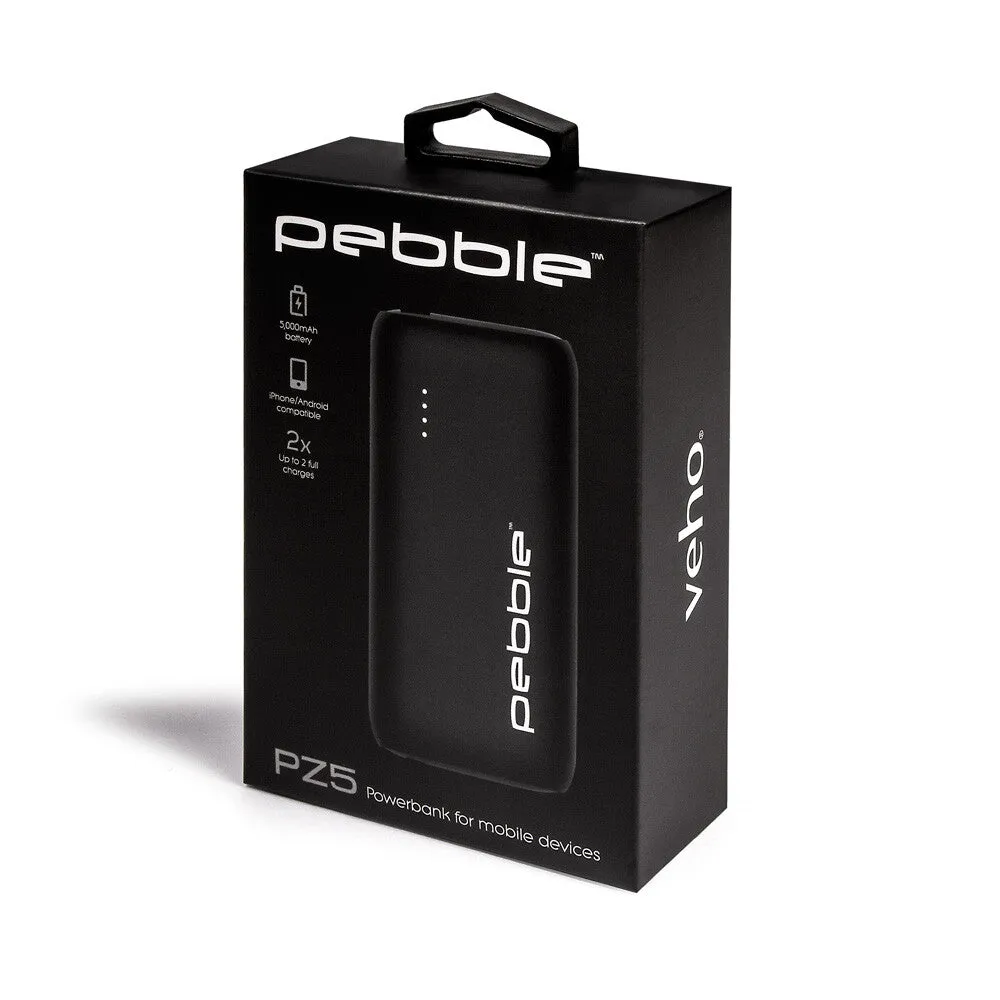 Veho Pebble PZ5 Portable Power Bank - 5000mAh