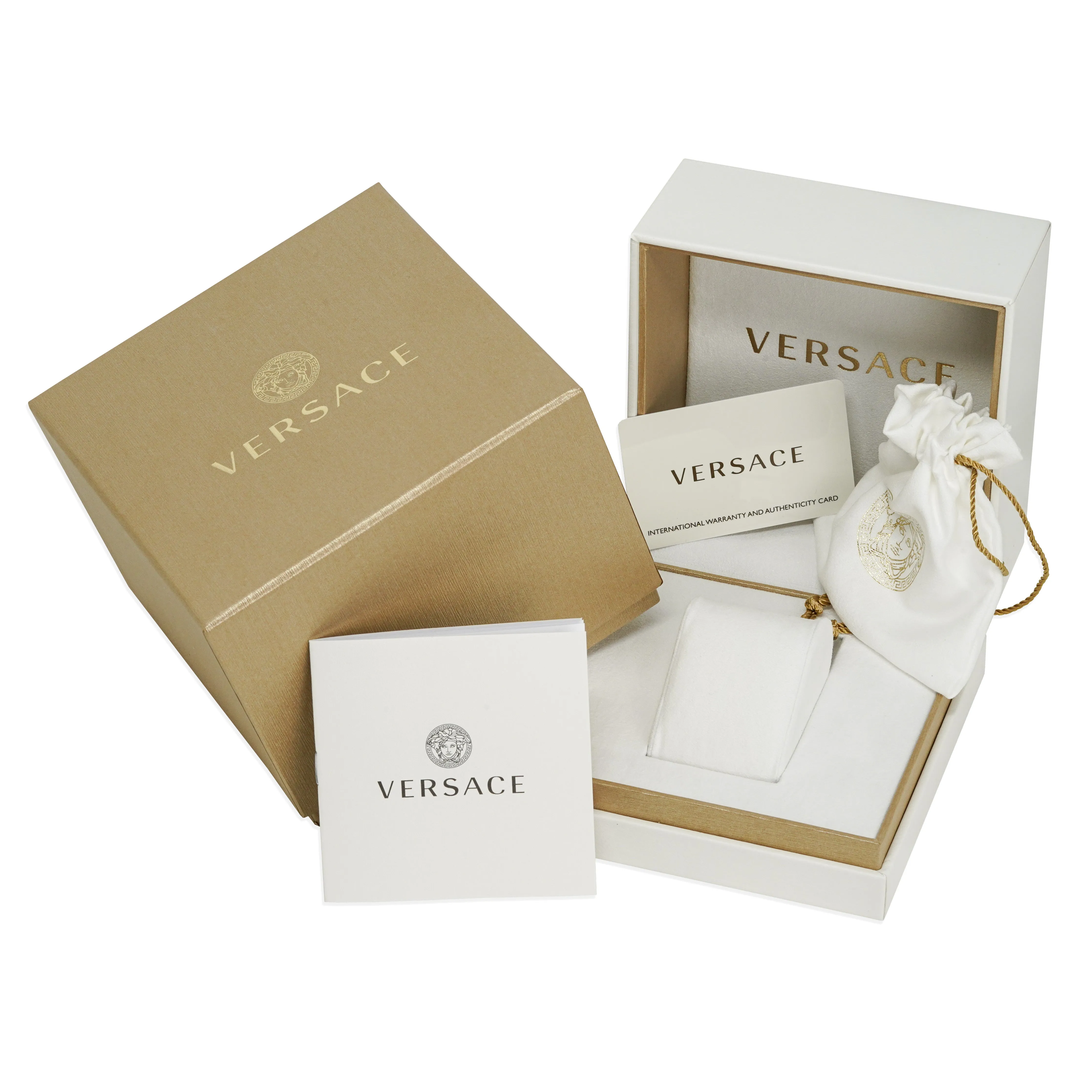 Versace Ladies Watch V-Flare Gold Bracelet VEBN00718