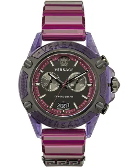 Versace Unisex Watch Chronograph Active Violet VEZ701423