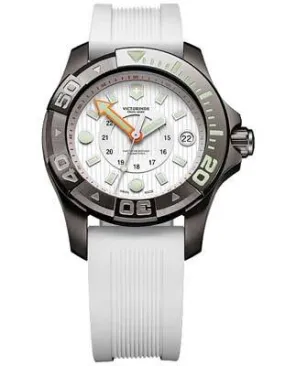 Victorinox Swiss Army Dive Master 500 Midsize - White Dial and Rubber Strap