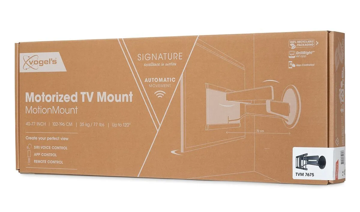 Vogels TVM 7675 Motorized TV Wall Mount Black