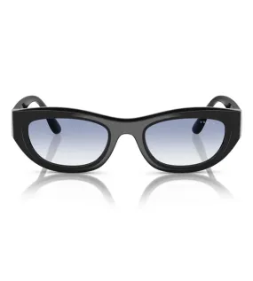 Vogue Women's Blue Shaded Cat-Eye Sunglasses