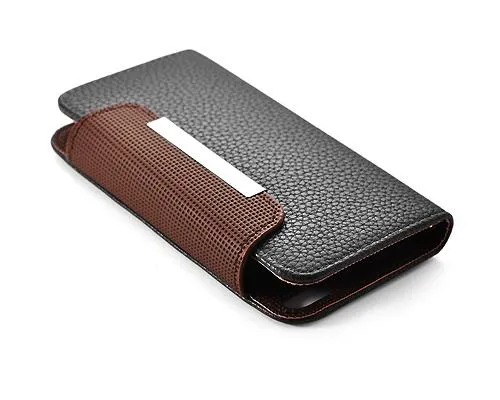 Wallet Series iPhone 5 and 5S Flip Leather Case - Black