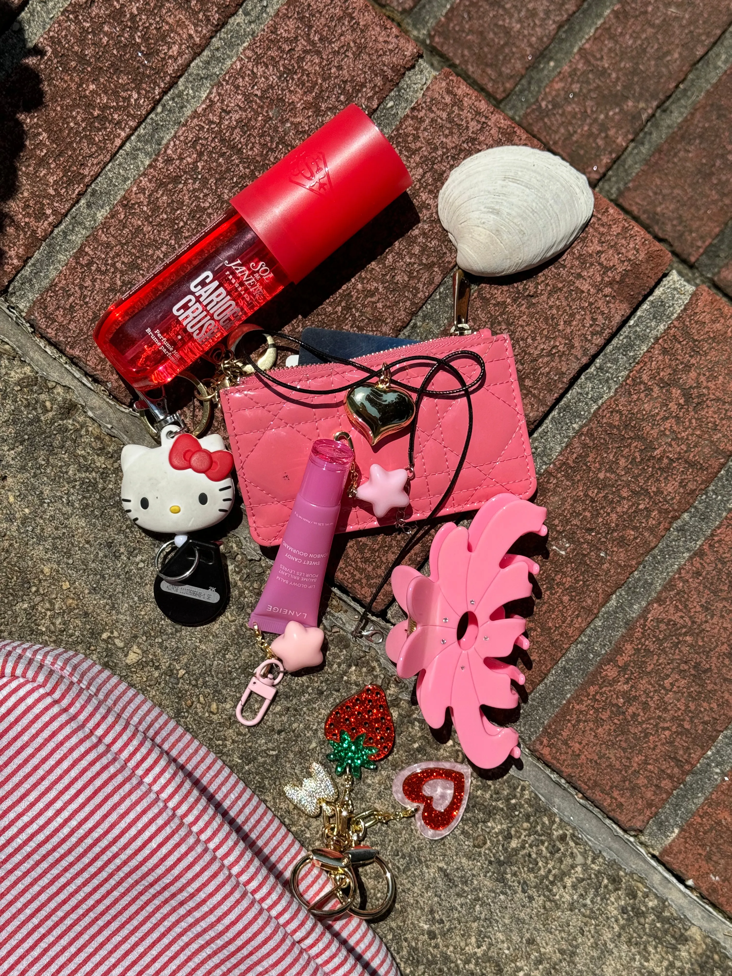 WATERMELON GIRL KEYCHAIN