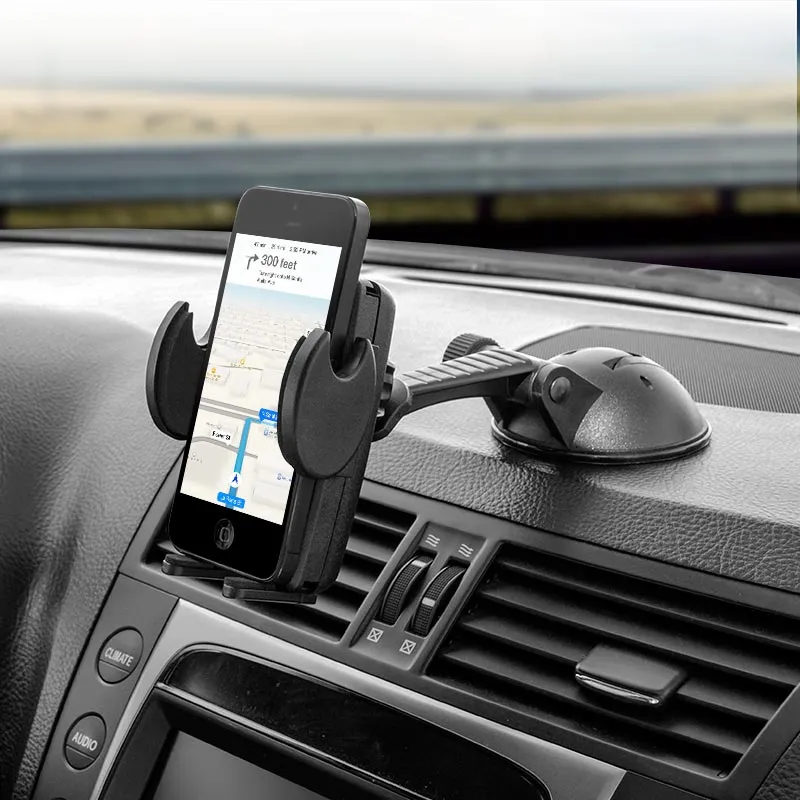 Windshield or Dash Car Mega Grip™ Phone Holder Mount for iPhone, Galaxy, and Note