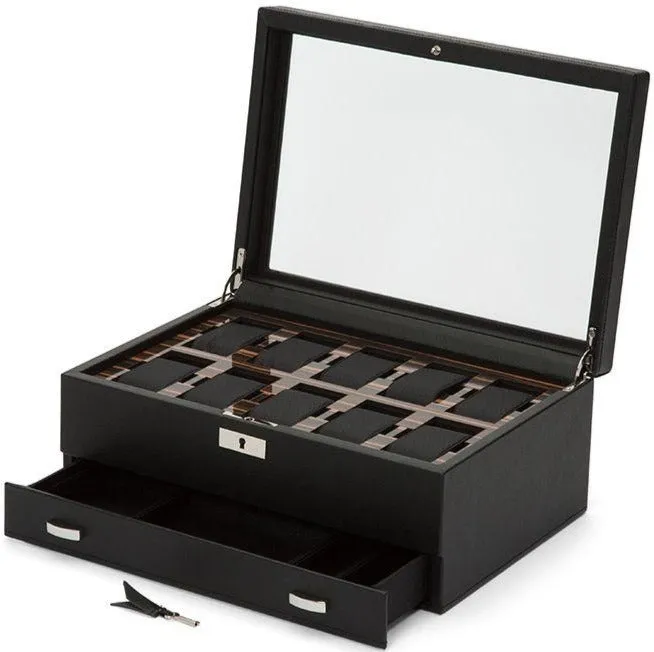 Wolf - Roadster 10-Unit Watch Box w Storage | 477656