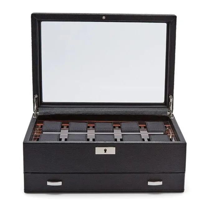 Wolf - Roadster 10-Unit Watch Box w Storage | 477656