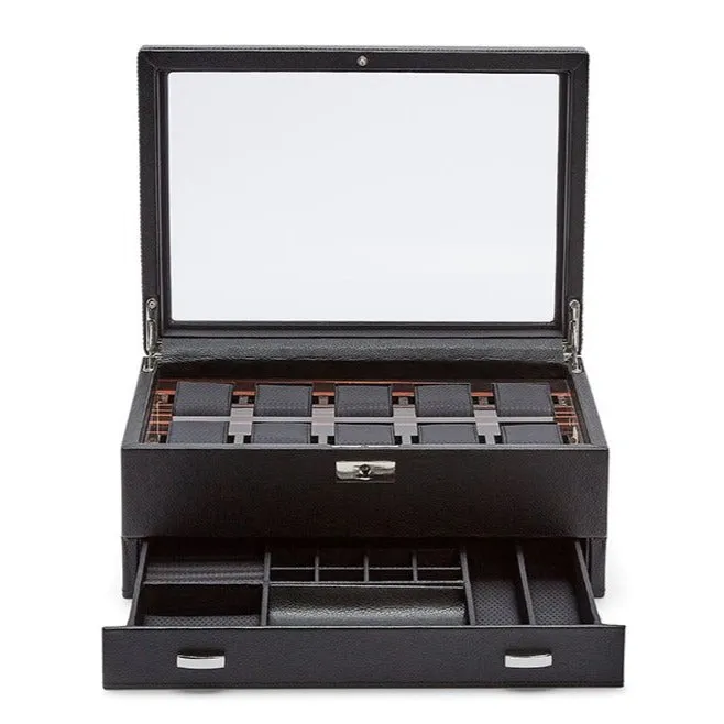 Wolf - Roadster 10-Unit Watch Box w Storage | 477656