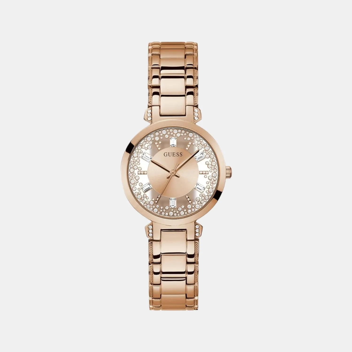 Women's Rose Gold Analog Stainless Steel Watch GW0470L3