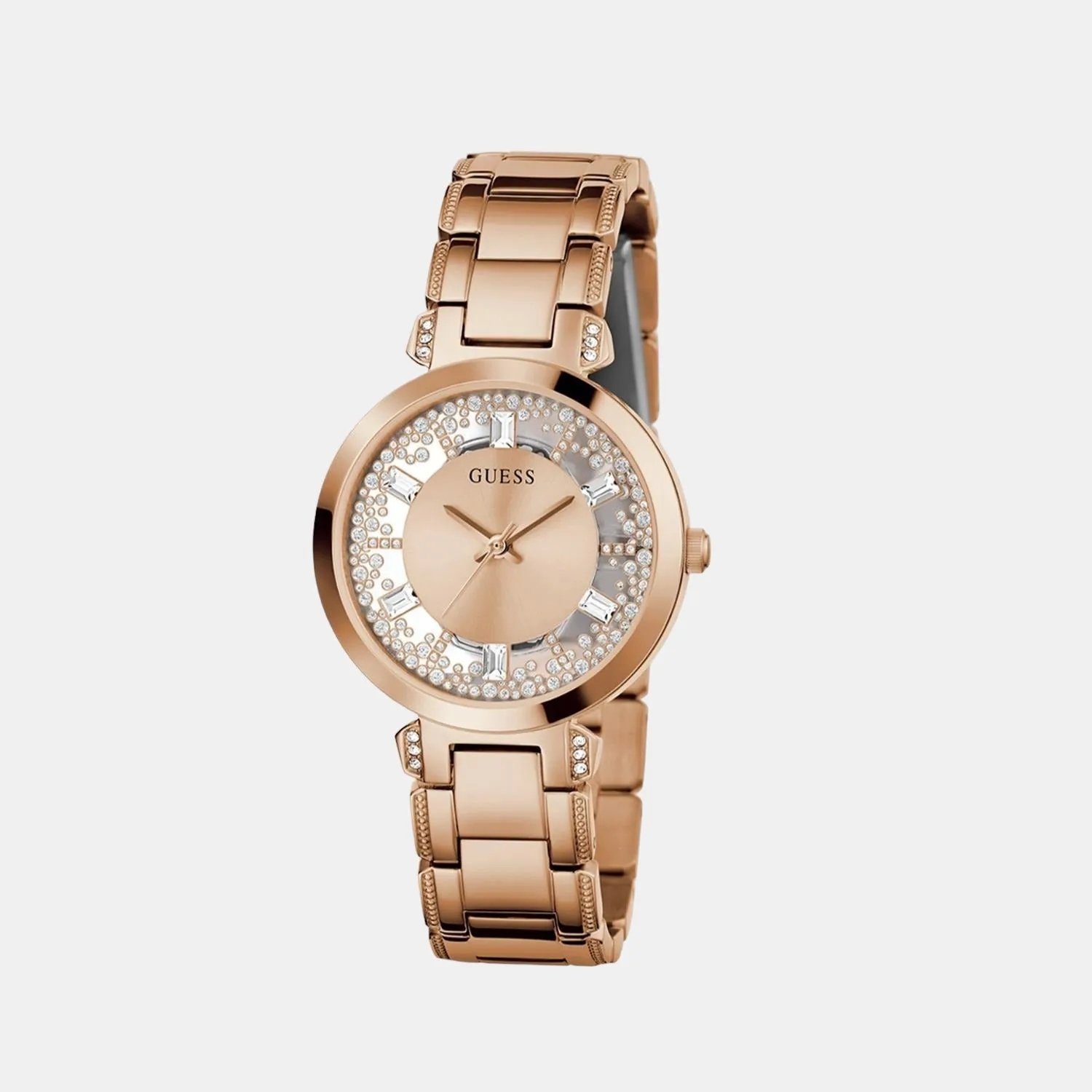 Women's Rose Gold Analog Stainless Steel Watch GW0470L3