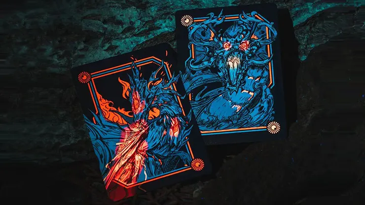 Words of Dragon Playing Cards