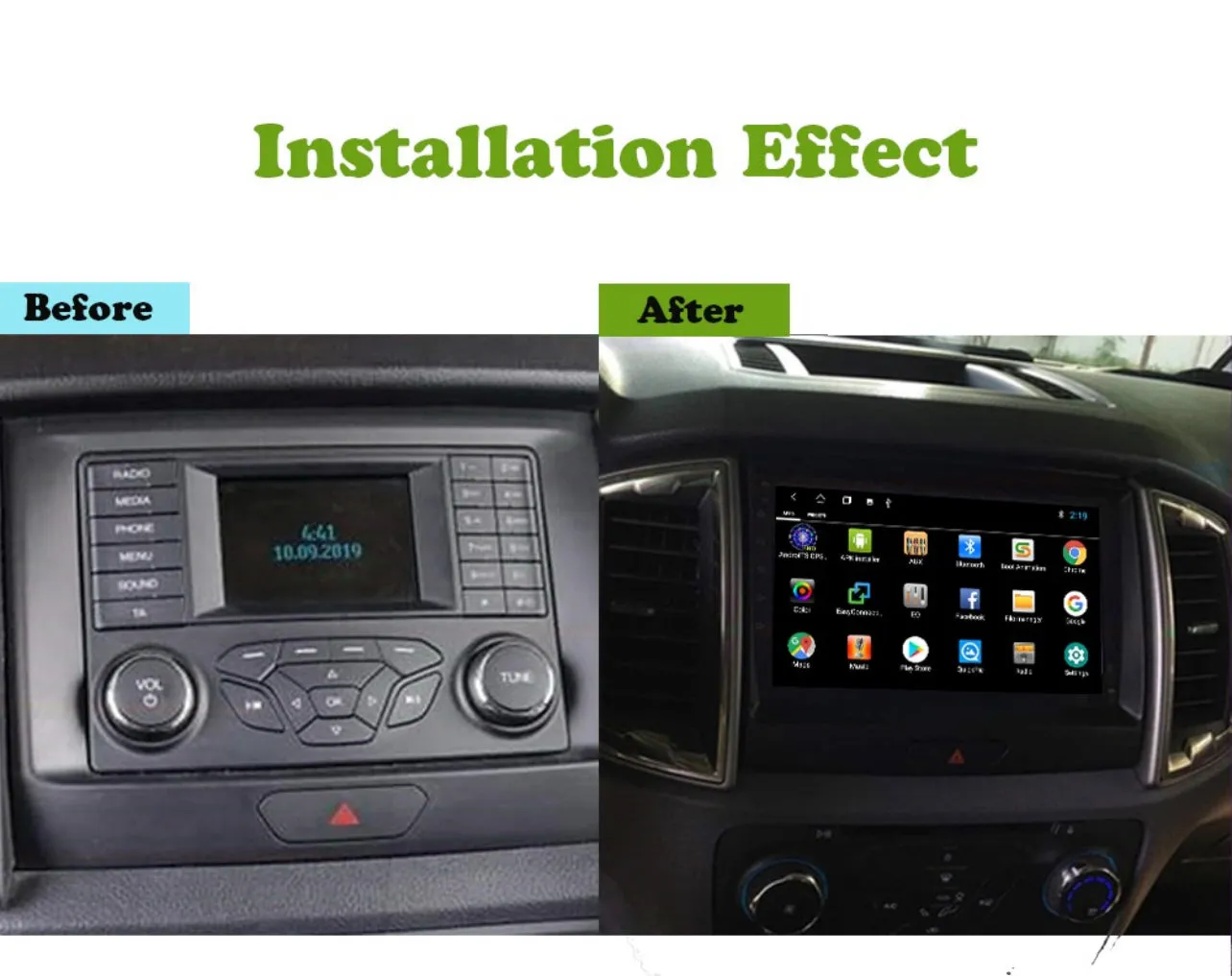 XL RANGER, MEDIA DASH TOUCH SCREEN UPGRADE & DISPLAY (2015-2022)