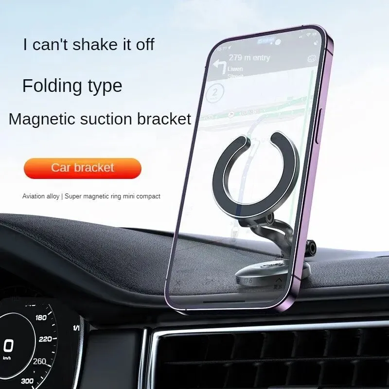 Zinc Alloy Folding Car Magnetic Navigation Mobile Phone Holder