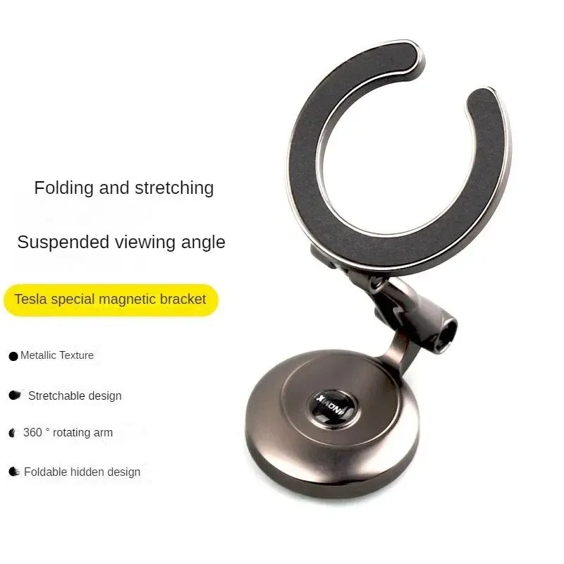 Zinc Alloy Folding Car Magnetic Navigation Mobile Phone Holder