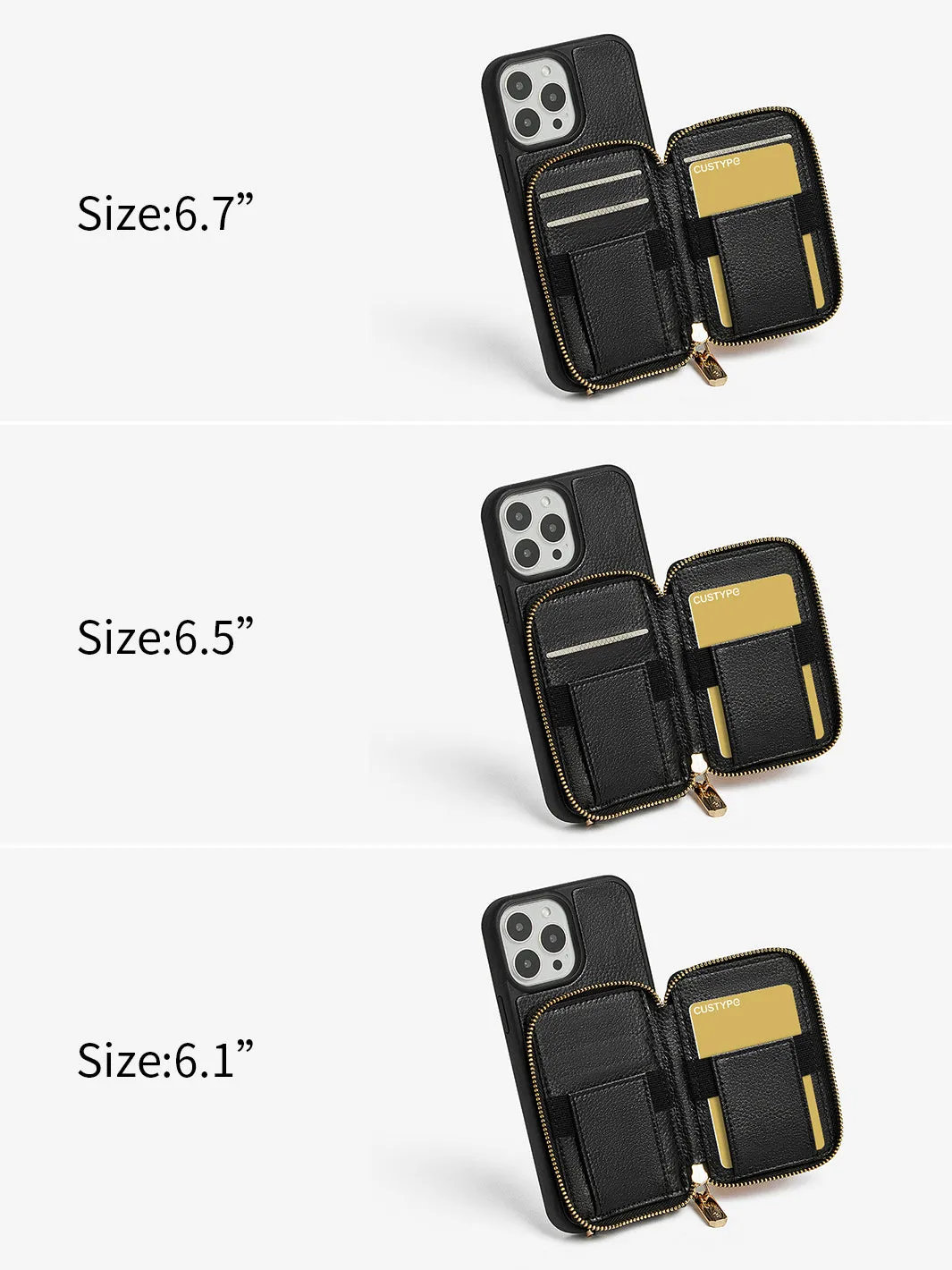 ZipPouch- Classic Wallet Phone Case